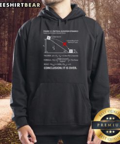 Cozy 'Top Conclusion It Is Over' hoodie in a stylish design, perfect for casual wear and making a bold statement.