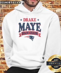 Alt Text: Cozy Top New England Patriots Drake Maye Fan Club Hoodie in team colors, perfect for showing your support.