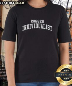 Top Rugged Individualist Ladies Tee in soft cotton, featuring a stylish design perfect for outdoor adventures and casual wear.