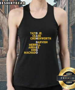 Top San Diego Names 2025 baseball tank top featuring vibrant design, perfect for fans and summer wear in San Diego.