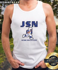 Top Seattle Seahawks Jaxon Smith-Njigba retro baller tank top featuring vibrant team colors and bold graphics.