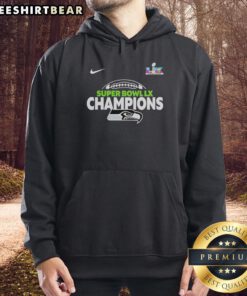Top Seattle Seahawks Super Bowl Champions football hoodie showcasing team logo and vibrant colors for fans.