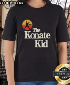 Top The Konate Kid Ladies Tee featuring a stylish design perfect for fans, showcasing vibrant colors and comfortable fit.
