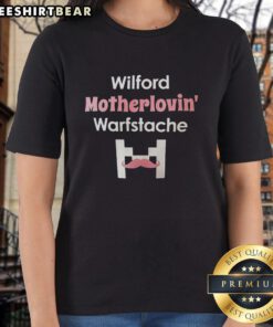 Top Wilford Motherlovin Warfstache Ladies Tee featuring a stylish design and comfortable fit for women.