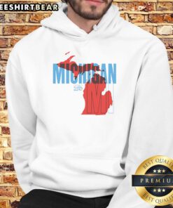 Awesome America 250 Michigan hoodie featuring a vibrant design celebrating Michigan's heritage and culture.