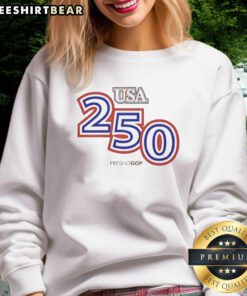 Awesome USA 250 Frenogop sweatshirt in vibrant colors, perfect for casual wear and showcasing American pride.
