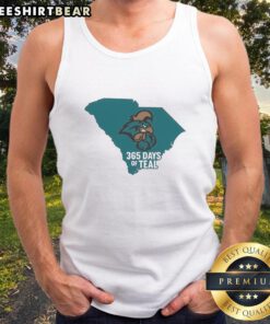 Alt Text: Good Coastal Carolina Chanticleers 365 Days of Teal tank top showcasing team spirit in vibrant teal color.