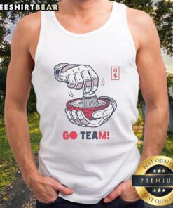 Alt Text: Good Go Team Japan Tea Celebration tank top featuring vibrant design, perfect for fans celebrating Japanese tea culture.