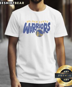 Alt Text: Good Golden State Warriors Bubble T-Shirt featuring vibrant graphics and team colors for fans and casual wear.