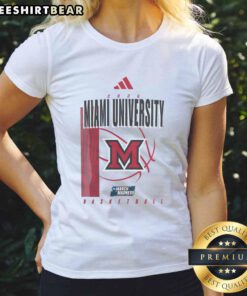 Good Miami Redhawks March Madness ladies tee featuring vibrant team colors and stylish design for fans and supporters.