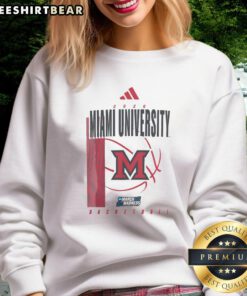 Good Miami Redhawks March Madness sweatshirt featuring vibrant team colors and logo for fans celebrating the tournament.