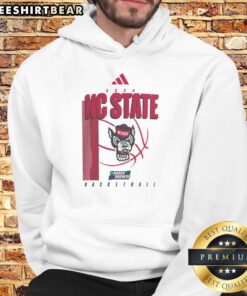 Good N.C. State Wolfpack March Madness hoodie featuring team logo and vibrant red color for basketball fans.