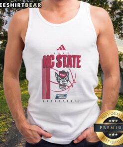 Good N.C. State Wolfpack March Madness tank top featuring bold team colors and logo, perfect for game day attire.