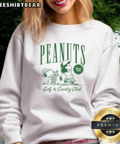 Good Peanuts Golf Country Club sweatshirt featuring vintage design, celebrating 70+ years of golfing history since 1950.