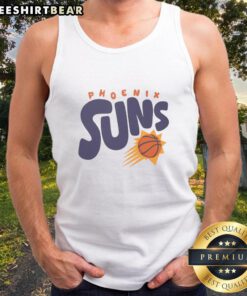 Stylish Good Phoenix Suns Bubble Tank Top featuring vibrant team colors, perfect for fans and summer wear.
