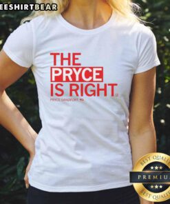 Good Pryce Sandfort The Pryce Is Right Ladies Tee featuring a stylish design perfect for casual wear and fan events.