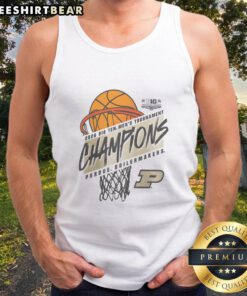 Good Purdue Boilermakers 2026 Big Ten Men's Basketball Tournament Champions tank top featuring team colors and logo.