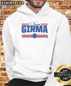 Hot Naomi Girma in a stylish Stars and Stripes hoodie, showcasing a bold patriotic fashion statement.