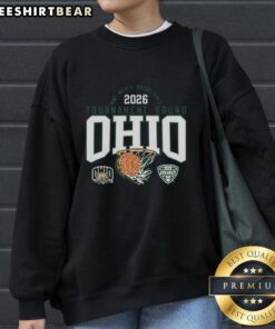 Hot Ohio Bobcats Men's Basketball MAC 2026 Tournament Bound sweatshirt showcasing team spirit and style.
