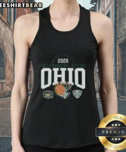 Ohio Bobcats men's basketball tank top for the 2026 MAC Tournament, perfect for fans and supporters of the team.