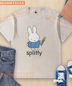 Hot Spliffy Bunny Graphic Washed T-Shirt featuring a playful bunny design on a stylish, soft fabric.