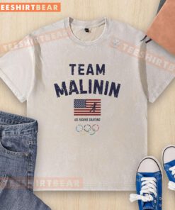 Ilia Malinin wearing a stylish washed t-shirt, showcasing his talent in US figure skating. Perfect for fans and enthusiasts.