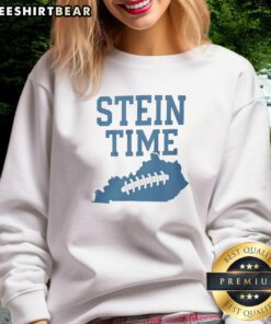 Hot Will Stein Time Kentucky State Football Sweatshirt in green, featuring logo and sporty design for fans and athletes.
