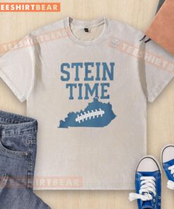 Hot Will Stein Time Kentucky State Football washed t-shirt featuring team logo and vibrant colors for fans.