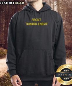 Nice Front Toward Enemy Hoodie featuring a bold graphic design and comfortable fit, perfect for casual wear.