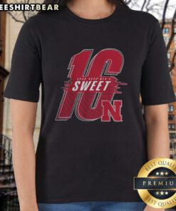 Nice Nebraska Huskers 2026 NCAA Men's Basketball Sweet 16 Ladies Tee showcasing team spirit and style.