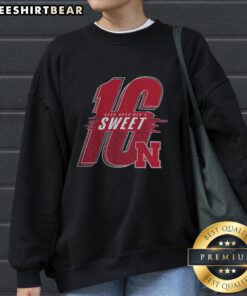 Alt Text: 2026 NCAA Men's Basketball Sweet 16 sweatshirt featuring Nebraska Huskers logo and vibrant team colors.