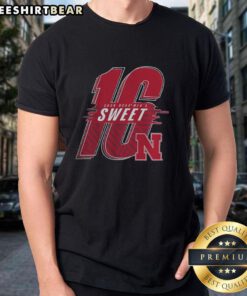 Nice Nebraska Huskers 2026 NCAA Men's Basketball Sweet 16 T-Shirt featuring team colors and logo for fans.