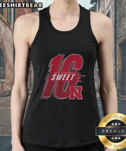 Nice Nebraska Huskers 2026 NCAA Men's Basketball Sweet 16 tank top featuring team colors and logo for fans.