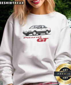 Stylish Nice Passat B3 GT sweatshirt featuring a classic car design, perfect for automotive enthusiasts and fashion lovers.