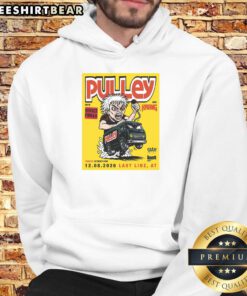 Nice Pulley Last by Schachermayer Linz poster design on a hoodie, showcasing stylish graphics and vibrant colors.