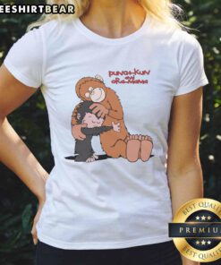 Nice Punch Kun and Ora Mama Ladies Tee featuring vibrant graphics and a comfortable fit, perfect for casual wear.
