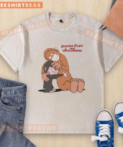 Alt Text: Nice Punch Kun and Ora Mama washed t-shirt featuring vibrant graphics and comfortable fit, perfect for casual wear.