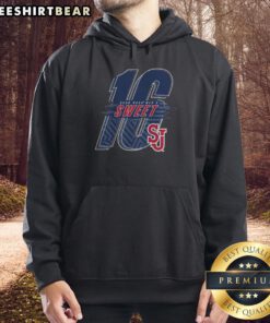 Nice St. John's Red Storm 2026 NCAA Men's Basketball Sweet 16 Hoodie featuring team colors and logo.