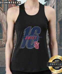 Nice St. Johns Red Storm 2026 NCAA Men's Basketball Sweet 16 tank top showcasing team pride and style.