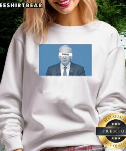 Alt Text: Official Benjamin Netanyahu Wanted Sweatshirt featuring bold graphics and a stylish design for supporters.