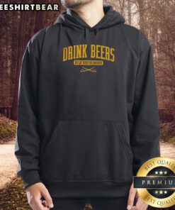 Buffalo Sabres hoodie featuring 'Official Drink Beers' design, perfect for fans of the Buffalo Brotherhood.