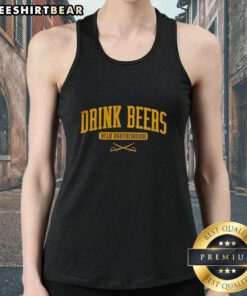 Buffalo Sabres tank top featuring 'Official Drink Beers' design, perfect for fans of the Buffalo Brotherhood.