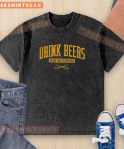 Buffalo Sabres washed t-shirt featuring Brotherhood design, perfect for official drink beer events and fan gatherings.