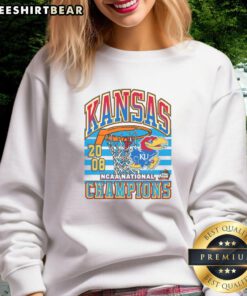 Official Kansas Jayhawks Past Champs Tourney Win Sweatshirt featuring team colors and logo, perfect for fans and alumni.