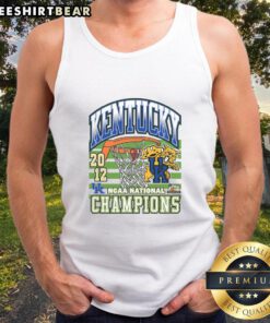 Alt Text: Official Kentucky Wildcats Past Champs Tourney Win Tank Top featuring team colors and logo for fans and apparel collectors.