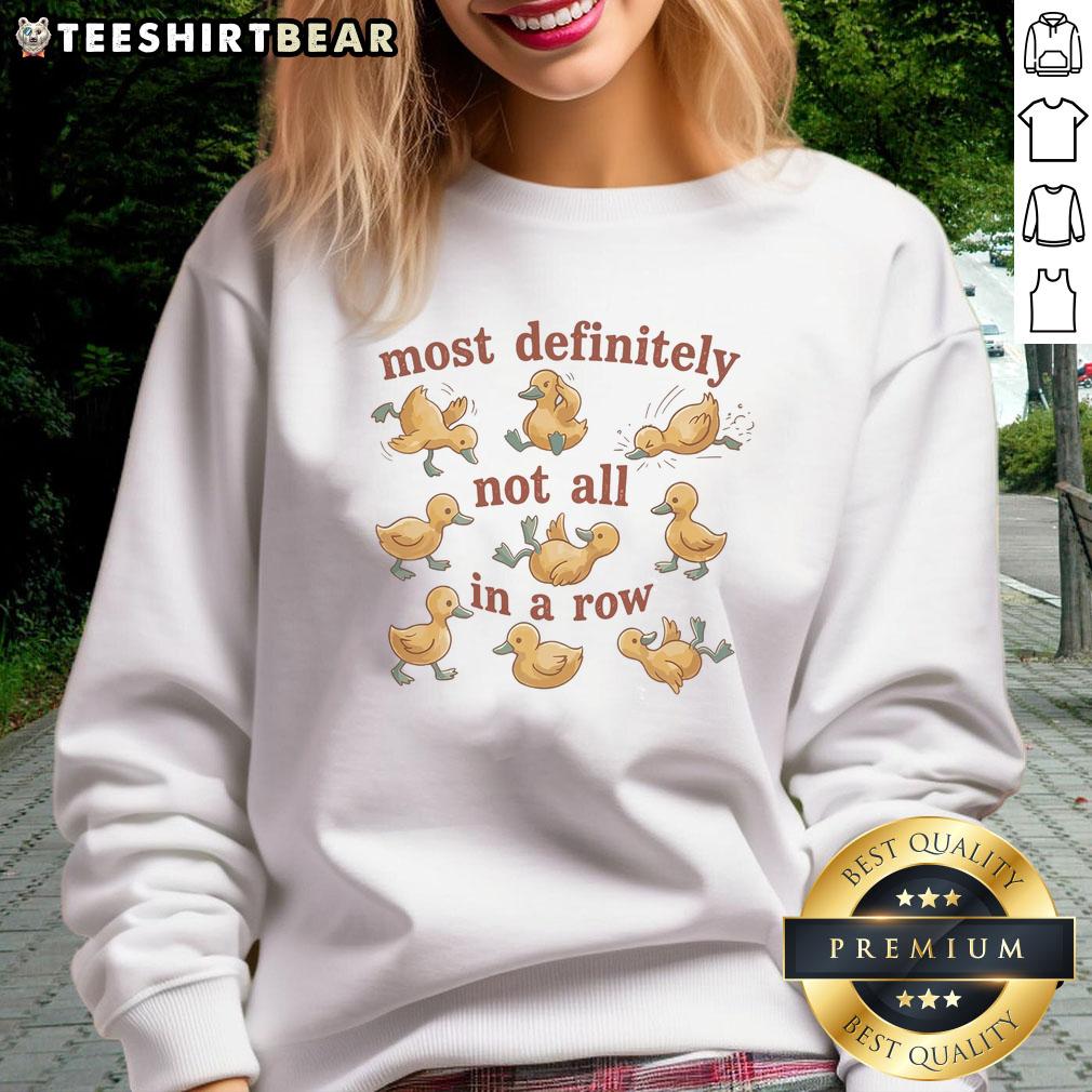 Stylish Official Not All In A Row Sweatshirt featuring unique design, perfect for casual wear and comfort.