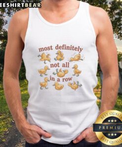 Official Not All In A Row Tank Top featuring a stylish design, perfect for casual summer outfits and activewear.