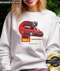 Alt Text: Official Performance Mk3 90s Rulz Sweatshirt featuring retro design and vibrant colors, perfect for nostalgic fashion lovers.