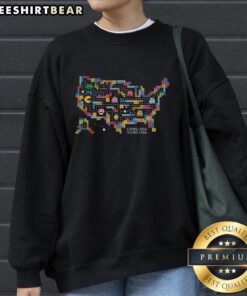 Official Retro Arcade USA Pacman Sweatshirt featuring classic Pacman graphics and a cozy design for gaming fans.