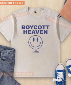Official The Format Boycott Heaven Washed T-Shirt featuring vintage style and soft fabric for ultimate comfort.
